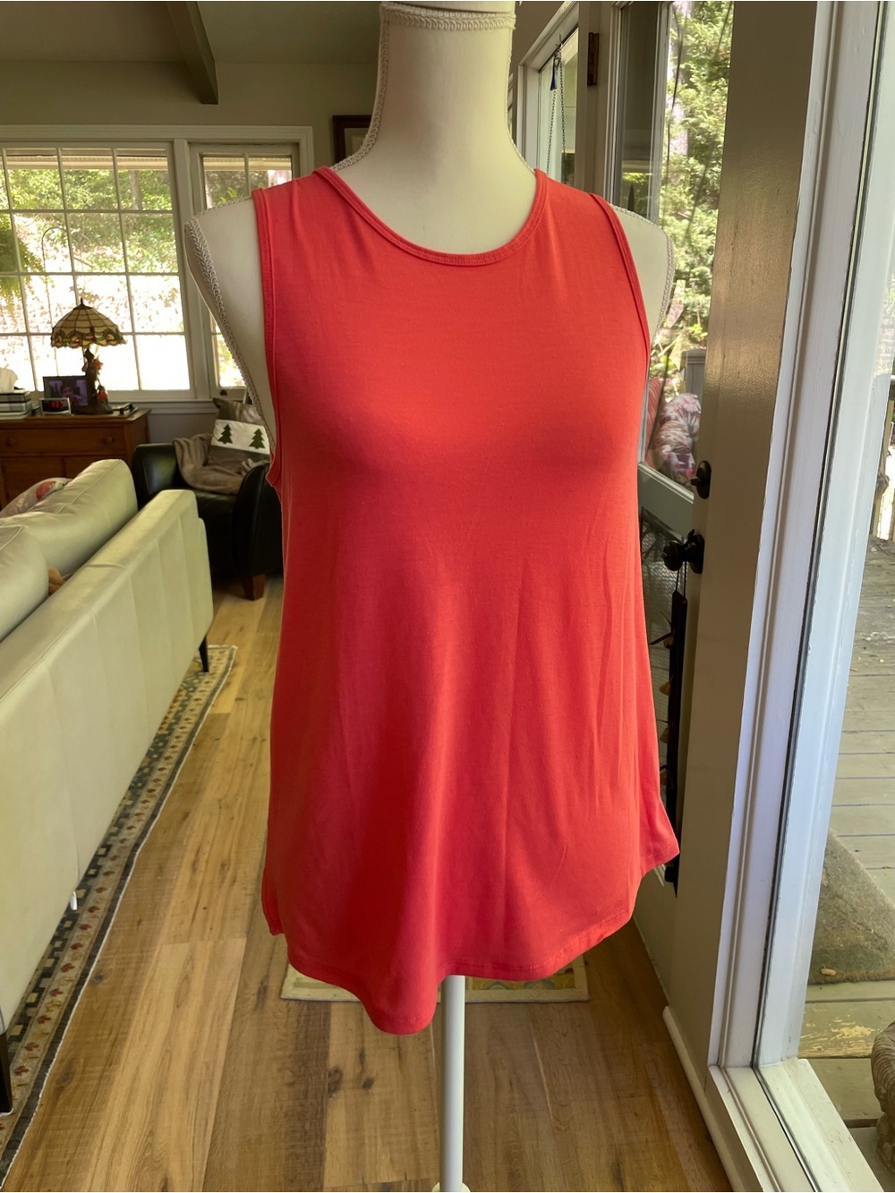 Avia Coral-Red Athletic Tank Top